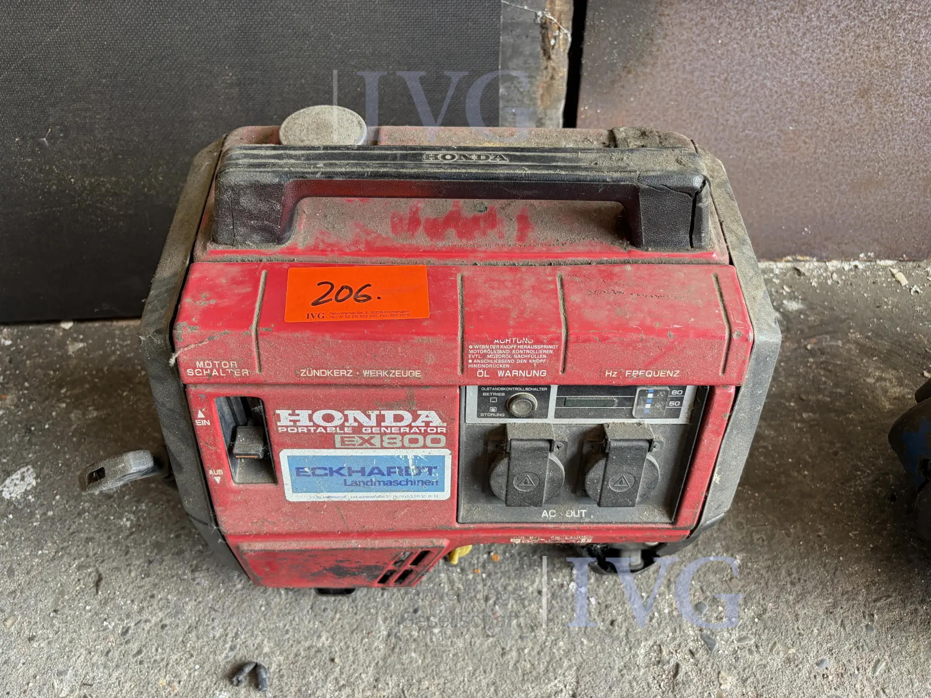 mobiler Stromerzeuger HONDA EX 800